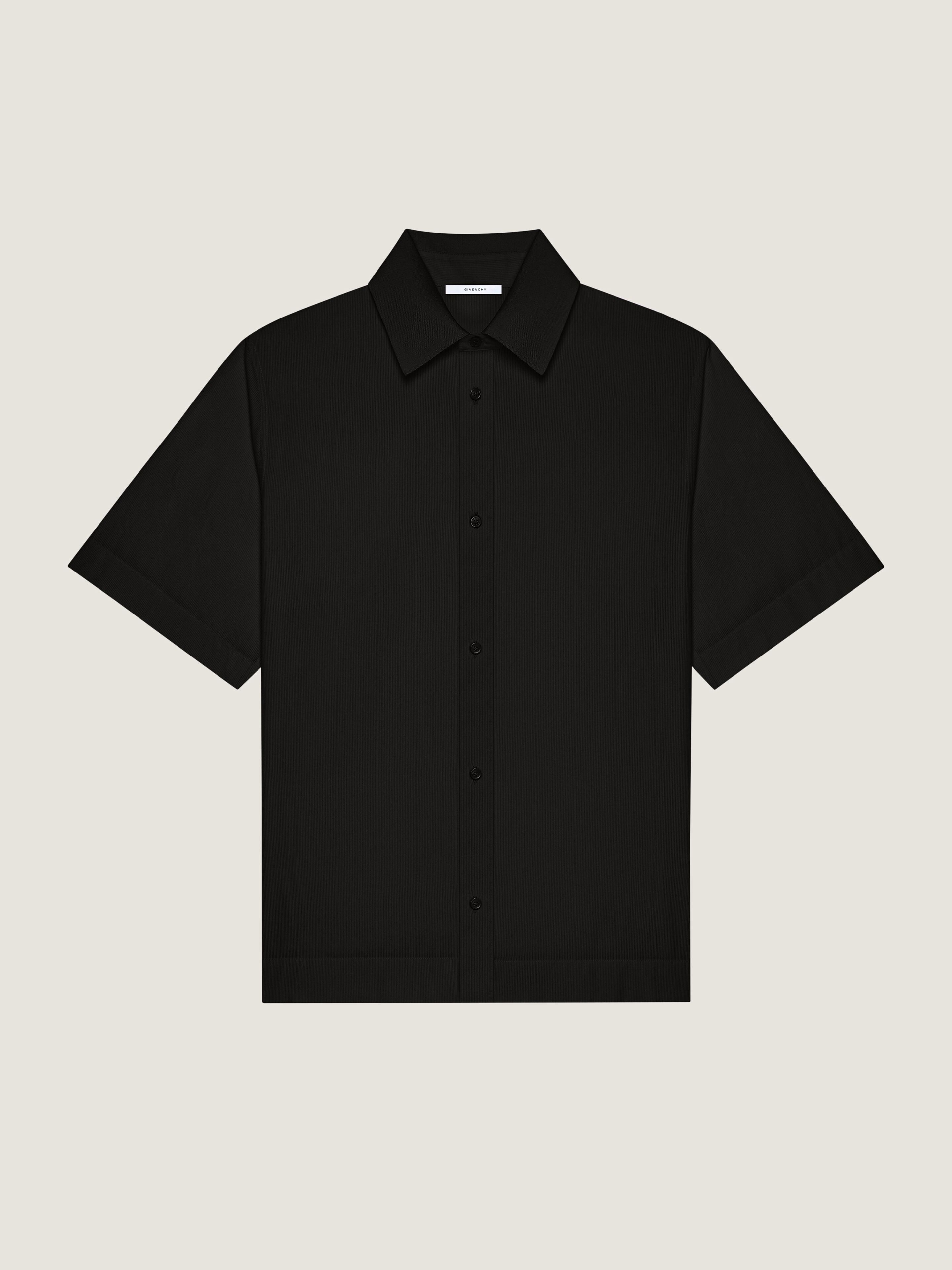 Shirt in striped cotton